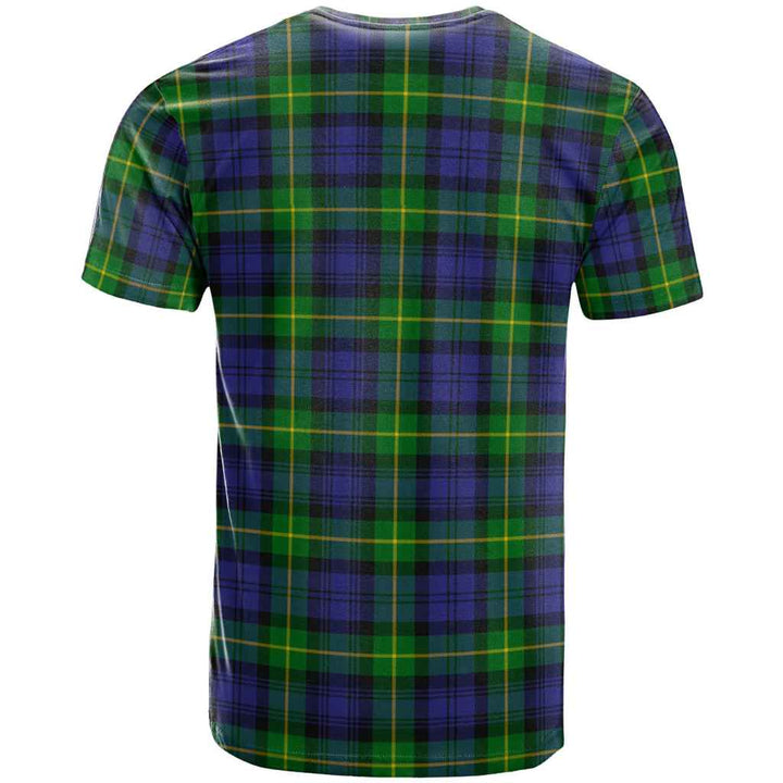 Scottish Gordon Modern Clan Tartan T-Shirt Back Side Tartan Plaid