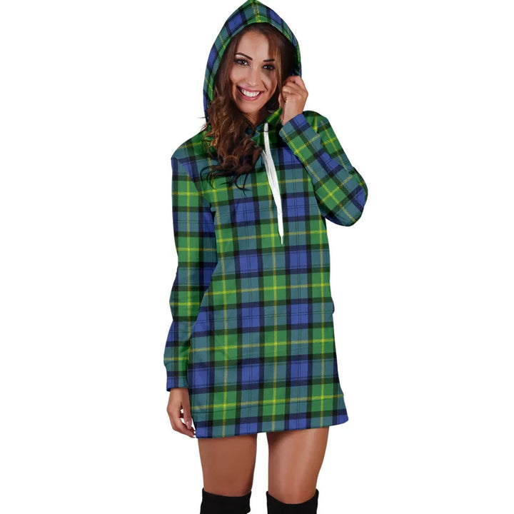 Scottish Gordon Old Ancient Clan Tartan Hoodie Dress
