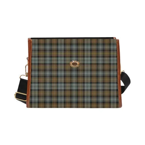 Scottish Gordon Weathered Clan Tartan Waterproof Canvas Bag Tartan Plaid 2
