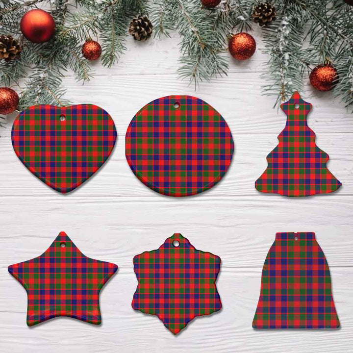 Scottish Gow Modern Clan Tartan Ceramic Ornament All Tartan Plaid