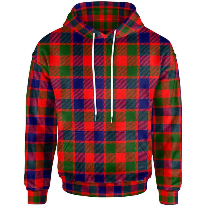 Scottish Gow Modern Clan Tartan Hoodie Front Side Tartan Plaid