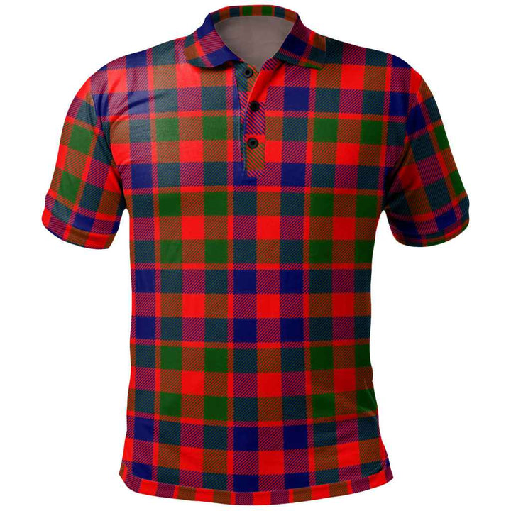 Scottish Gow Modern Clan Tartan Polo Shirt Front Side Tartan Plaid