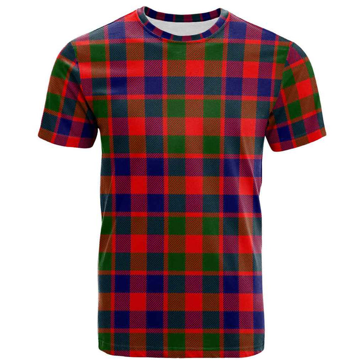 Scottish Gow Modern Clan Tartan T-Shirt Front Side Tartan Plaid