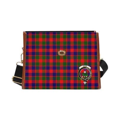 Scottish Gow (of Skeoch) Clan Crest Tartan Waterproof Canvas Bag Tartan Plaid 2