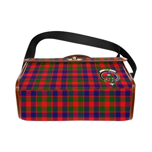 Scottish Gow (of Skeoch) Clan Crest Tartan Waterproof Canvas Bag Tartan Plaid 5