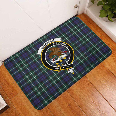 Scottish Graham Clan Crest Tartan Door Mat Tartan Plaid 3