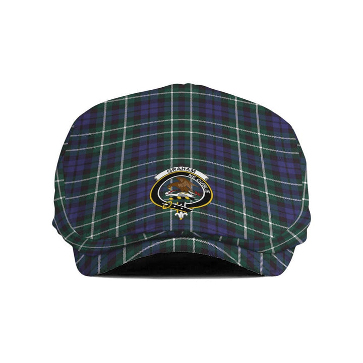 Scottish Graham Clan Crest Tartan Flat Cap Tartan Plaid 1