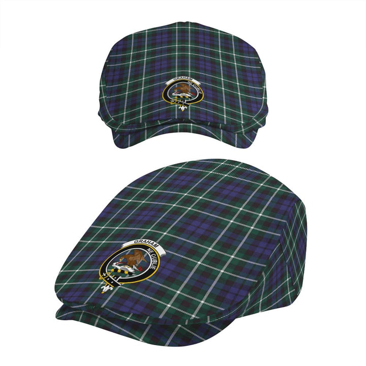 Scottish Graham Clan Crest Tartan Flat Cap Tartan Plaid 5
