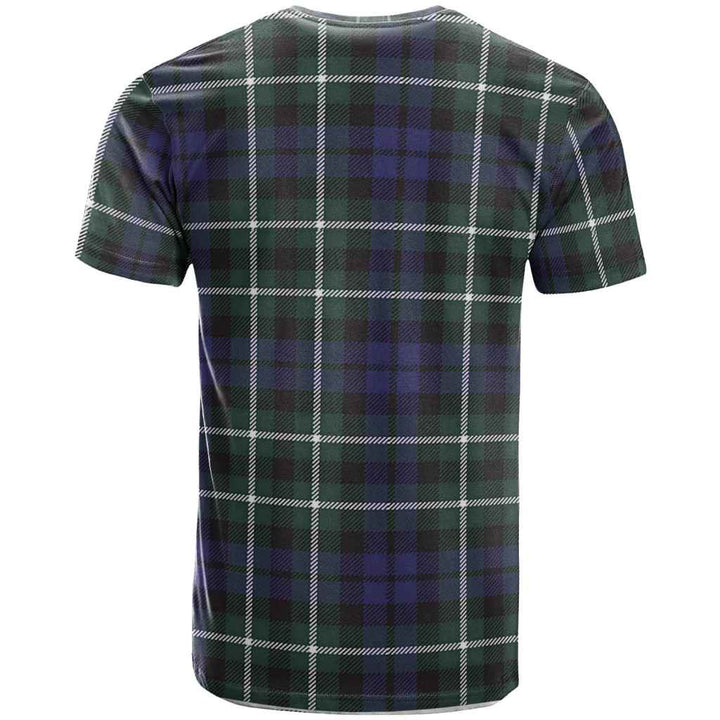 Scottish Graham Clan Crest Tartan T-Shirt Back Side Tartan Plaid