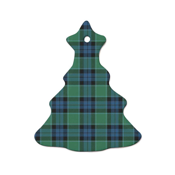 Scottish Graham of Menteith Ancient Clan Tartan Ceramic Ornament  Tree Shape Tartan Plaid
