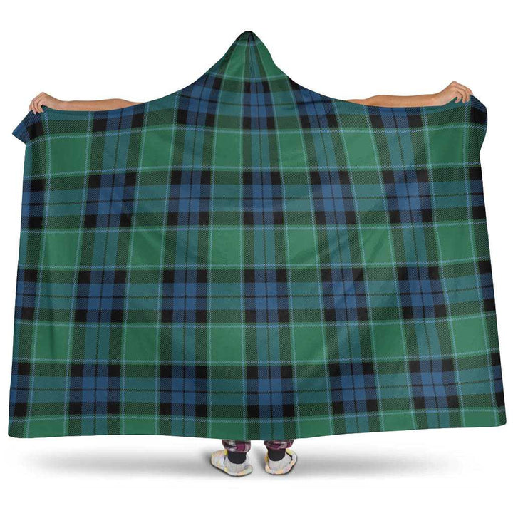 Scottish Graham of Menteith Ancient Clan Tartan Hooded Blanket Tartan Plaid 1