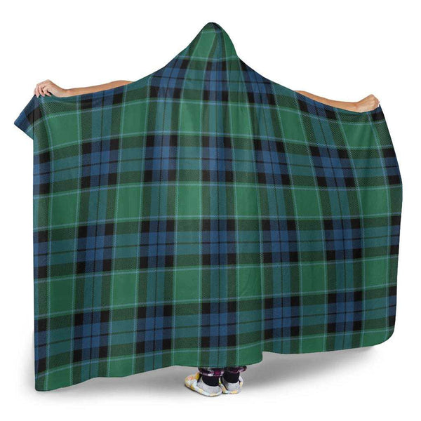 Scottish Graham of Menteith Ancient Clan Tartan Hooded Blanket Tartan Plaid 2