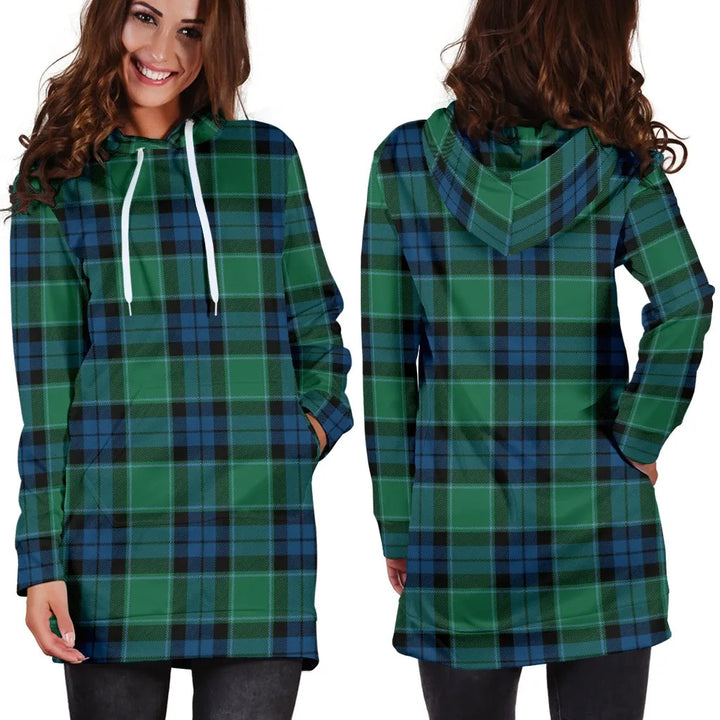 Scottish Graham of Menteith Ancient Clan Tartan Hoodie Dress