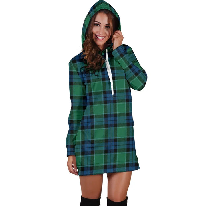Scottish Graham of Menteith Ancient Clan Tartan Hoodie Dress