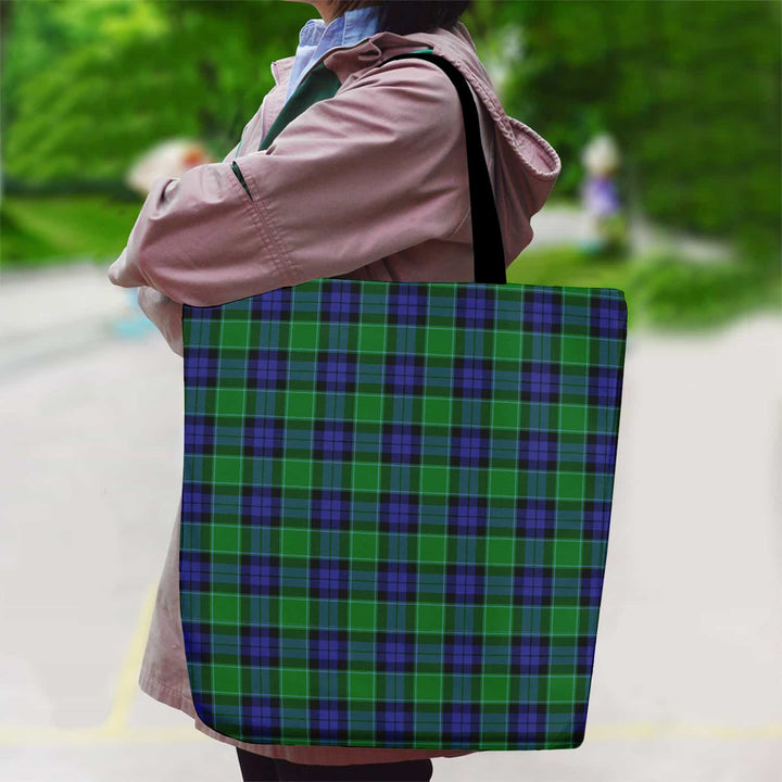 Scottish Graham of Menteith Modern Clan Tartan Canvas Bag With Shoulder Strap Tartan Plaid 2