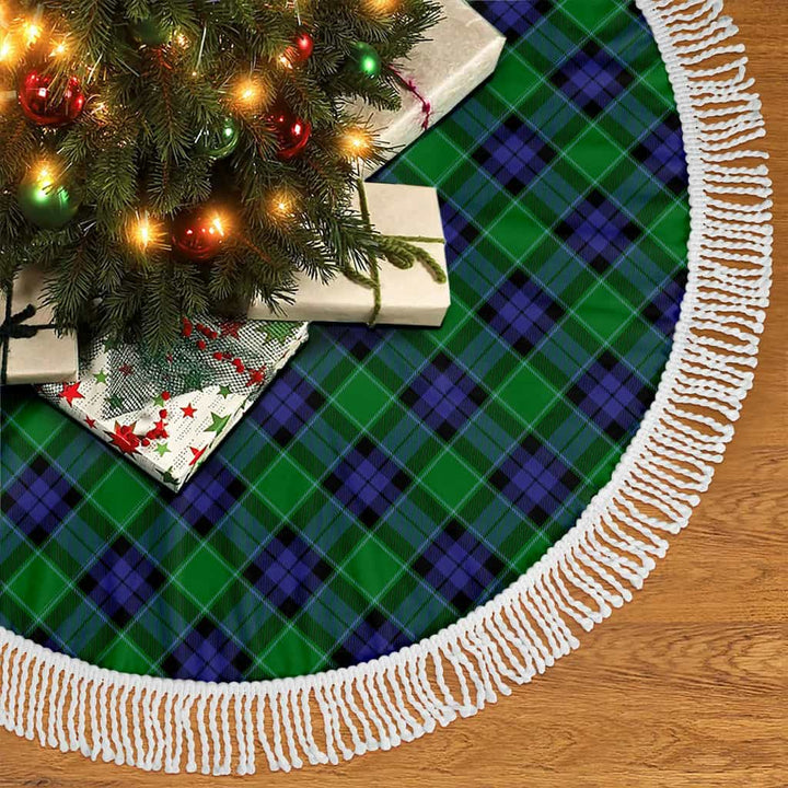 Scottish Graham of Menteith Modern Clan Tartan Christmas Tree Skirt Tassels 2 Tartan Plaid