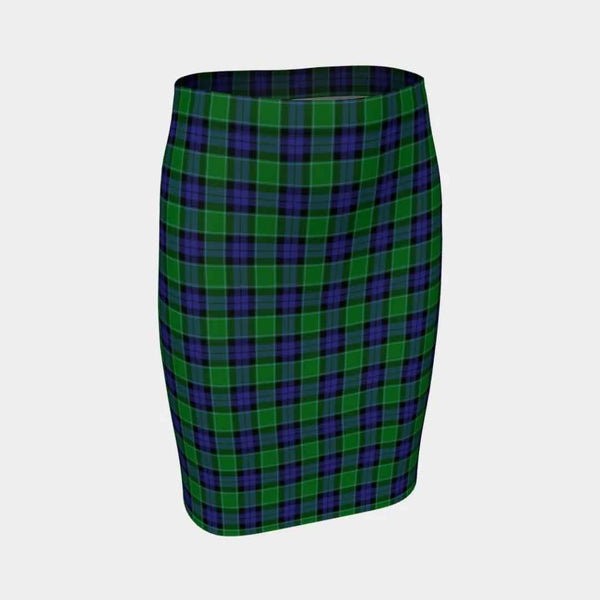 Scottish Graham of Menteith Modern Clan Tartan Fitted Skirt Tartan Plaid 1