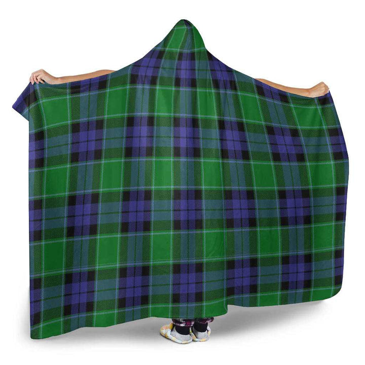 Scottish Graham of Menteith Modern Clan Tartan Hooded Blanket Tartan Plaid 2
