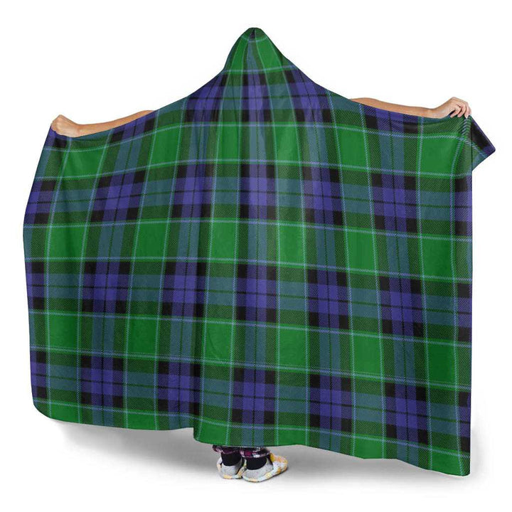 Scottish Graham of Menteith Modern Clan Tartan Hooded Blanket Tartan Plaid 3
