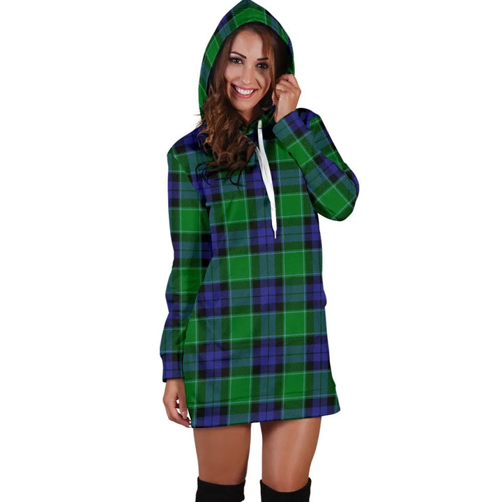 Scottish Graham of Menteith Modern Clan Tartan Hoodie Dress