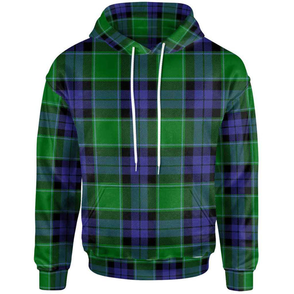 Scottish Graham of Menteith Modern Clan Tartan Hoodie Front Side Tartan Plaid