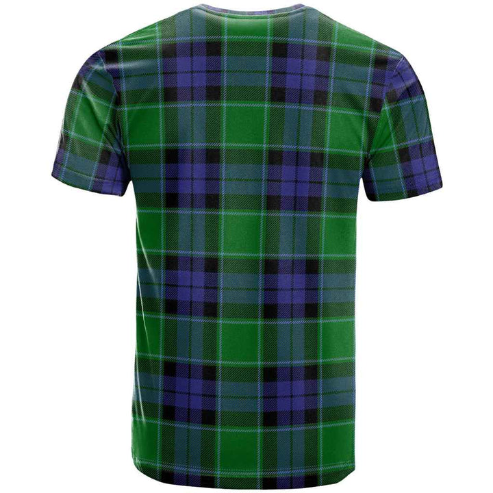 Scottish Graham of Menteith Modern Clan Tartan T-Shirt Back Side Tartan Plaid
