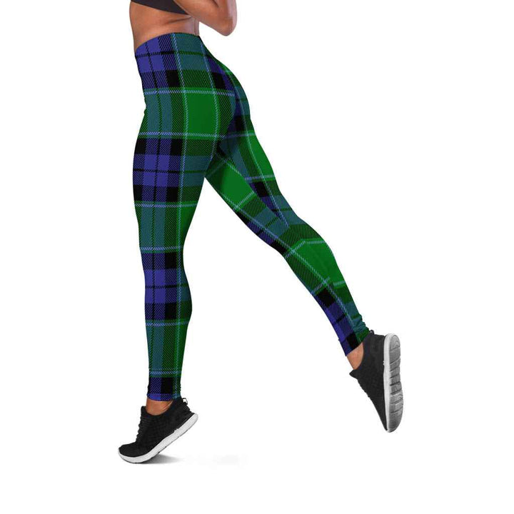 Scottish Graham of Menteith Modern Clan Tartan Women Leggings Tartan Plaid 2