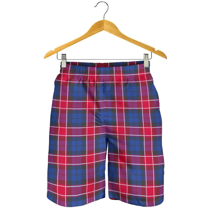 Scottish Graham of Menteith Red Clan Tartan Men's Shorts