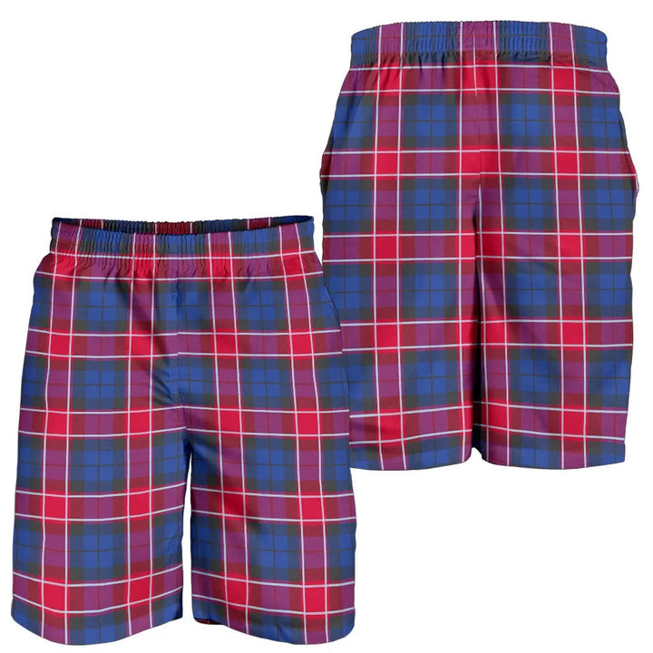 Scottish Graham of Menteith Red Clan Tartan Men's Shorts