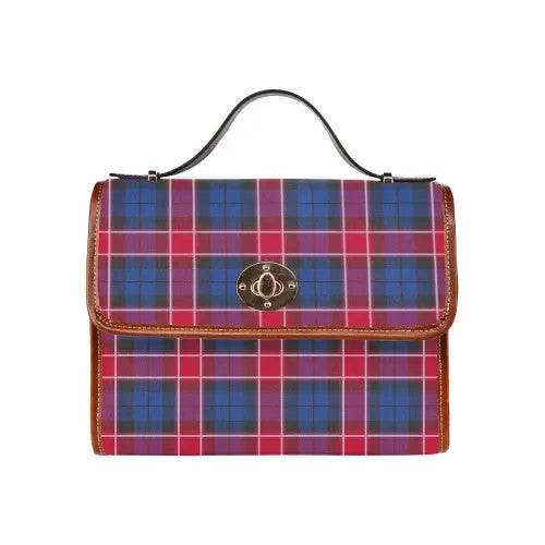 Scottish Graham of Menteith Red Clan Tartan Waterproof Canvas Bag Tartan Plaid 1