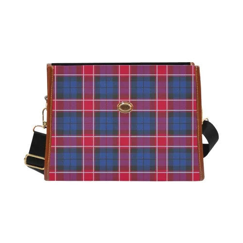 Scottish Graham of Menteith Red Clan Tartan Waterproof Canvas Bag Tartan Plaid 2