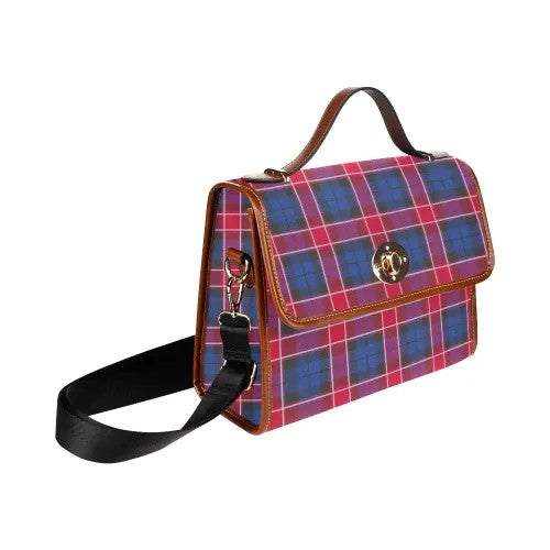 Scottish Graham of Menteith Red Clan Tartan Waterproof Canvas Bag Tartan Plaid 3