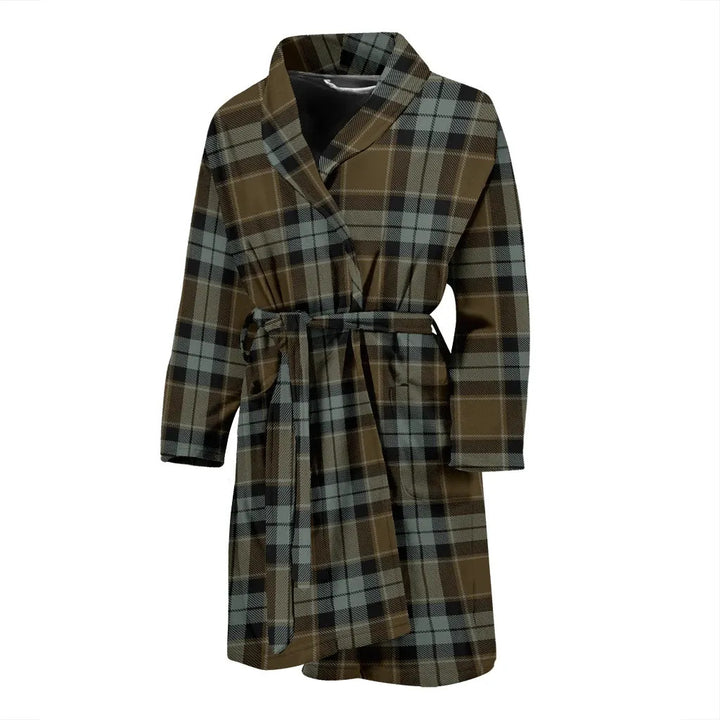 Scottish Graham Of Menteith Weathered Clan Tartan Bathrobe 1