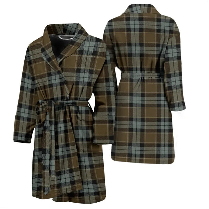 Scottish Graham Of Menteith Weathered Clan Tartan Bathrobe 3