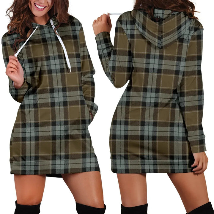 Scottish Graham of Menteith Weathered Clan Tartan Hoodie Dress