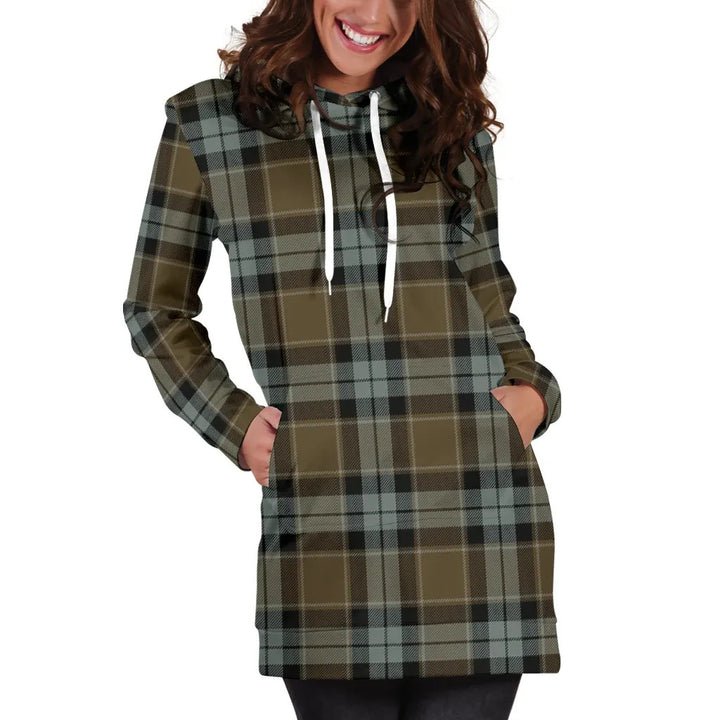 Scottish Graham of Menteith Weathered Clan Tartan Hoodie Dress