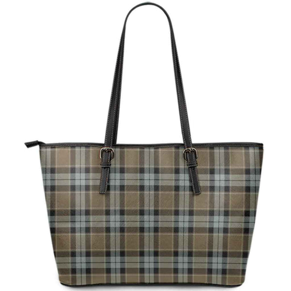 Scottish Graham of Menteith Weathered Clan Tartan Leather Tote Tartan Plaid