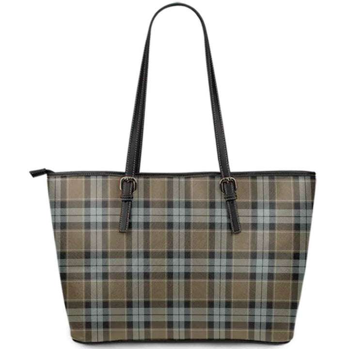 Scottish Graham of Menteith Weathered Clan Tartan Leather Tote Tartan Plaid
