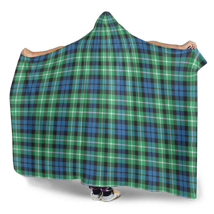 Scottish Graham of Montrose Ancient Clan Tartan Hooded Blanket Tartan Plaid 3