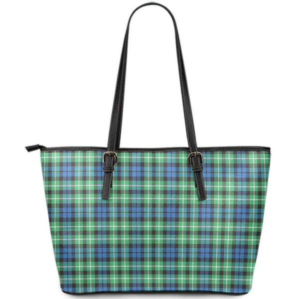 Scottish Graham of Montrose Ancient Clan Tartan Leather Tote Tartan Plaid