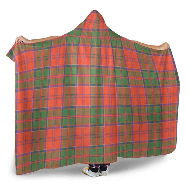 Scottish Grant Ancient Clan Tartan Hooded Blanket Tartan Plaid 2