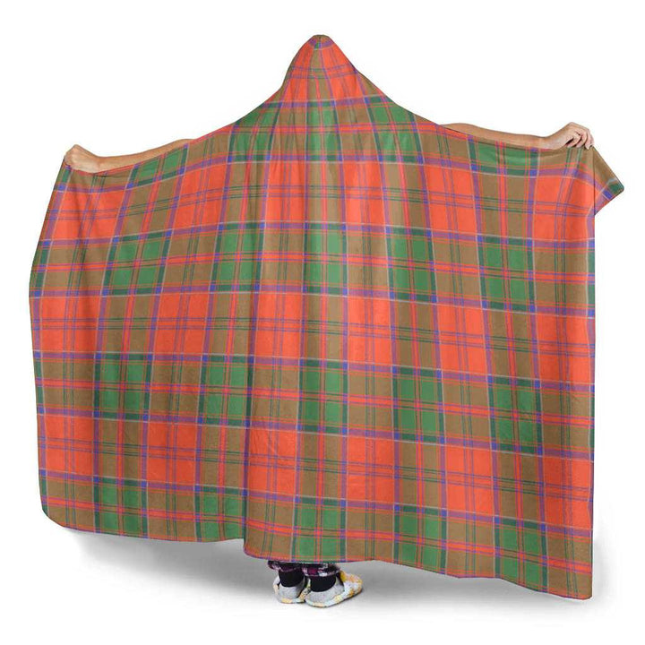 Scottish Grant Ancient Clan Tartan Hooded Blanket Tartan Plaid 3