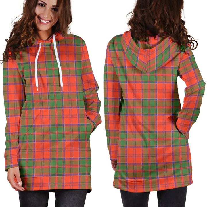 Scottish Grant Ancient Clan Tartan Hoodie Dress