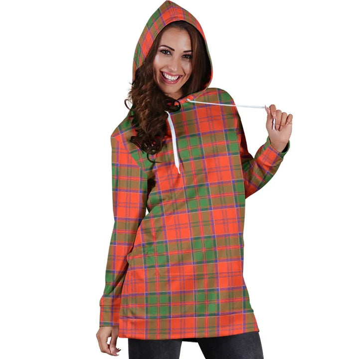 Scottish Grant Ancient Clan Tartan Hoodie Dress