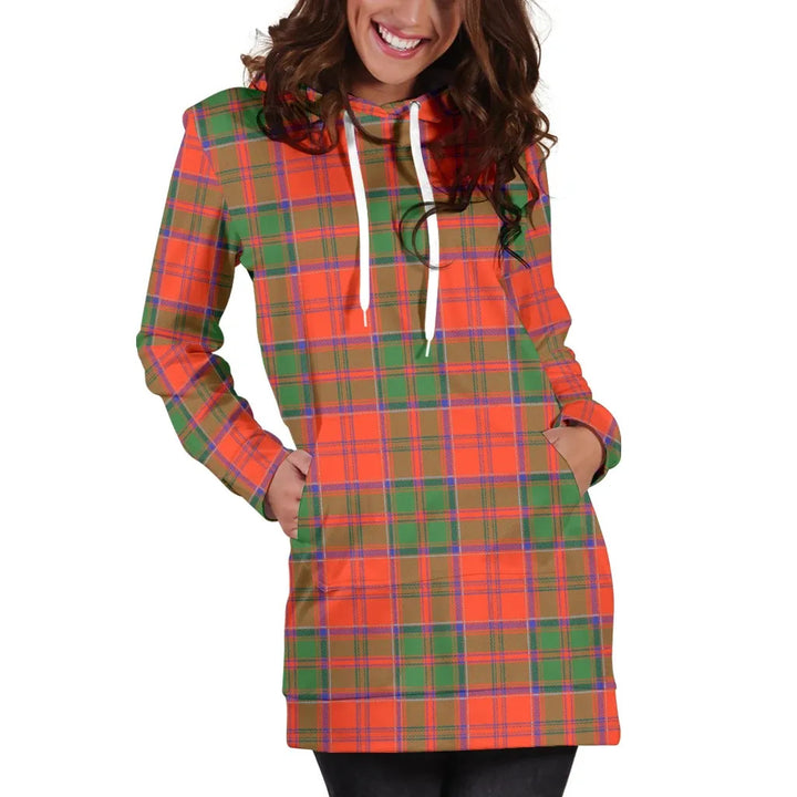 Scottish Grant Ancient Clan Tartan Hoodie Dress