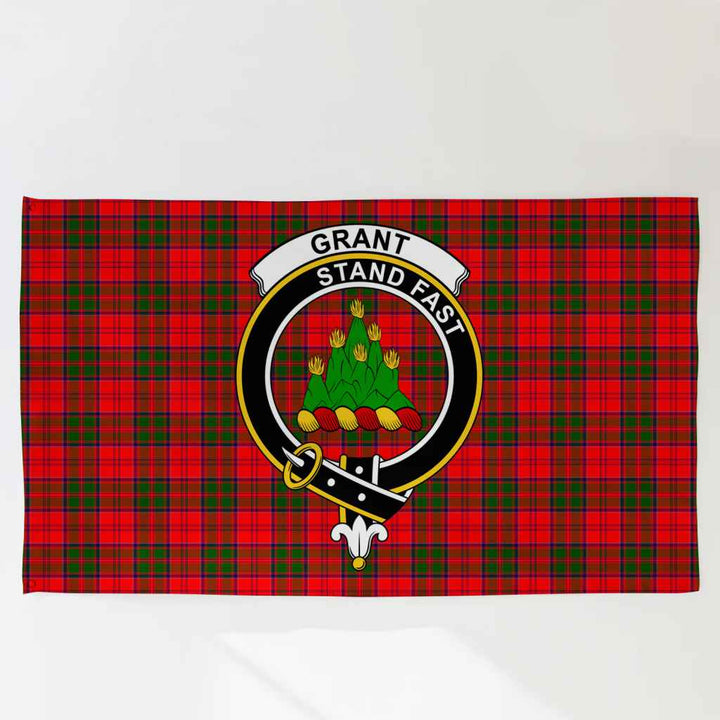 Scottish Grant Clan Crest Tartan Flag Parade Tartan Plaid 3