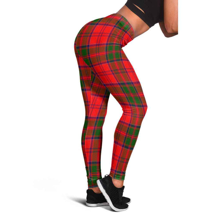 Scottish Grant Modern Clan Tartan Women Leggings Tartan Plaid 1