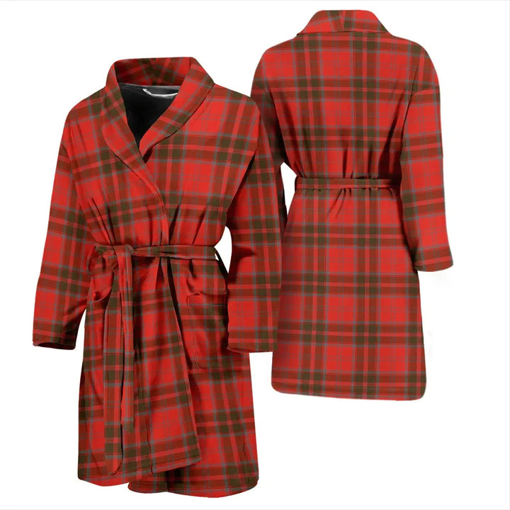 Scottish Grant Weathered Clan Tartan Bathrobe 3
