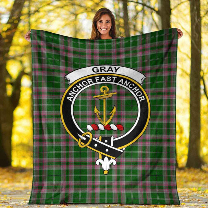 Scottish Gray Clan Crest Tartan Blanket Tartan Plaid 6