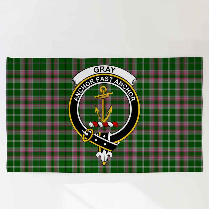 Scottish Gray Clan Crest Tartan Flag Parade Tartan Plaid 3